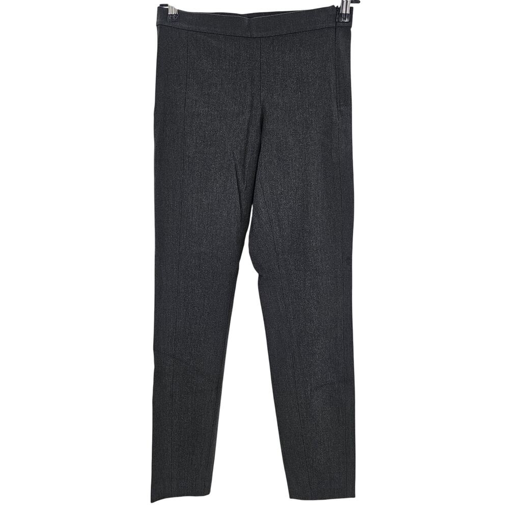 Banana Republic Womans size 0 Skinny Ankle Side Zipper Stretch Dress Pants Gray